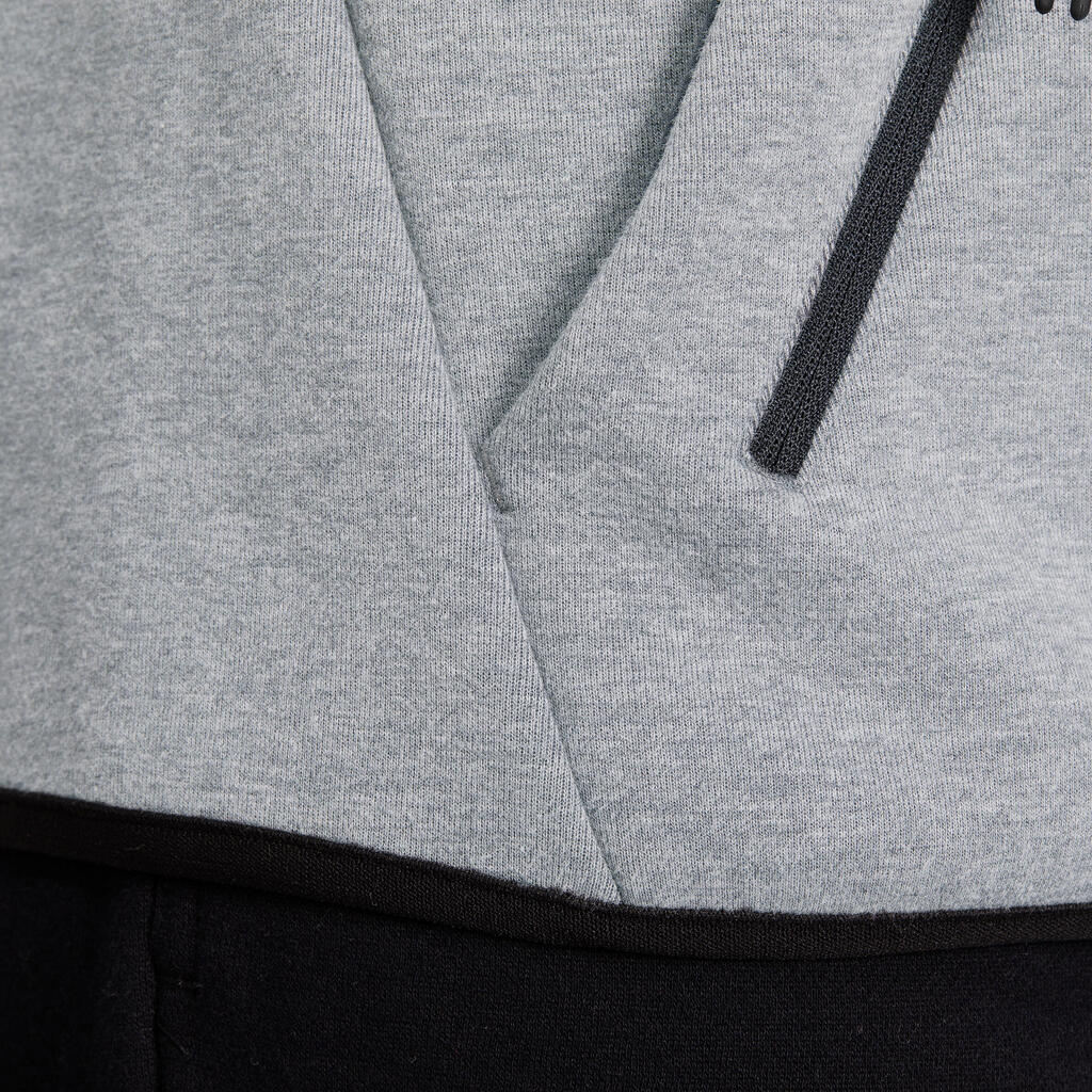 Spacer Gym & Pilates Hoodie Sweatshirt - Medium Grey